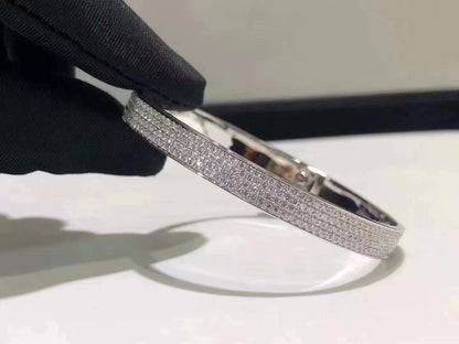 [Angela Jewellery]HM KELLY BRACELET IN SILVER AND FULL PAVE DIAMOND