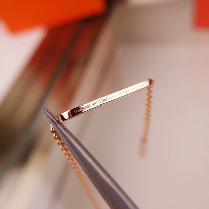 [Angela Jewellery]HM FIRE PIG NOSE NECKLACE TRENDY STREET