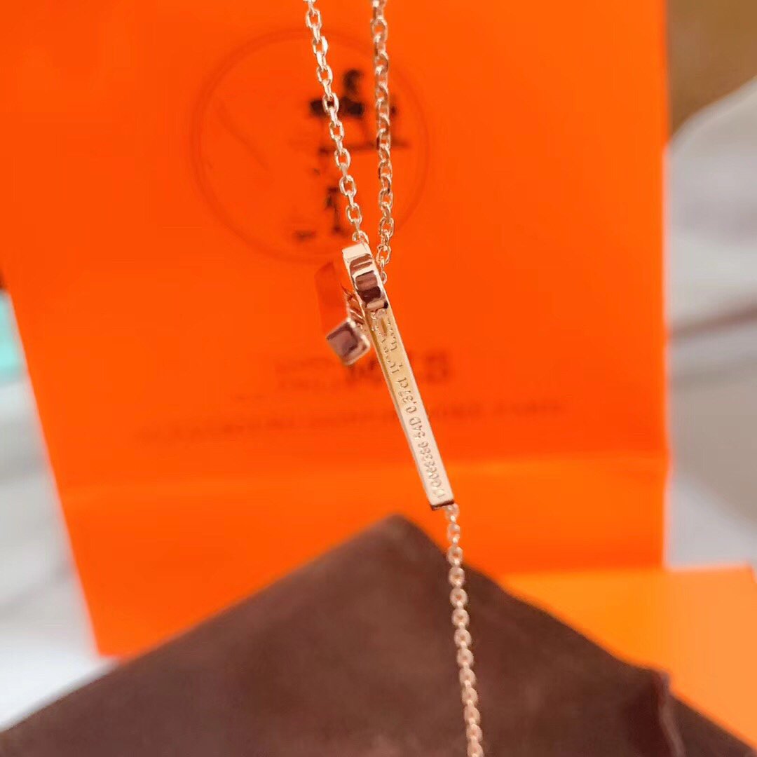 [Angela Jewellery]HM NECKLACE PLATINUM ROSE GOLD DIAMOND
