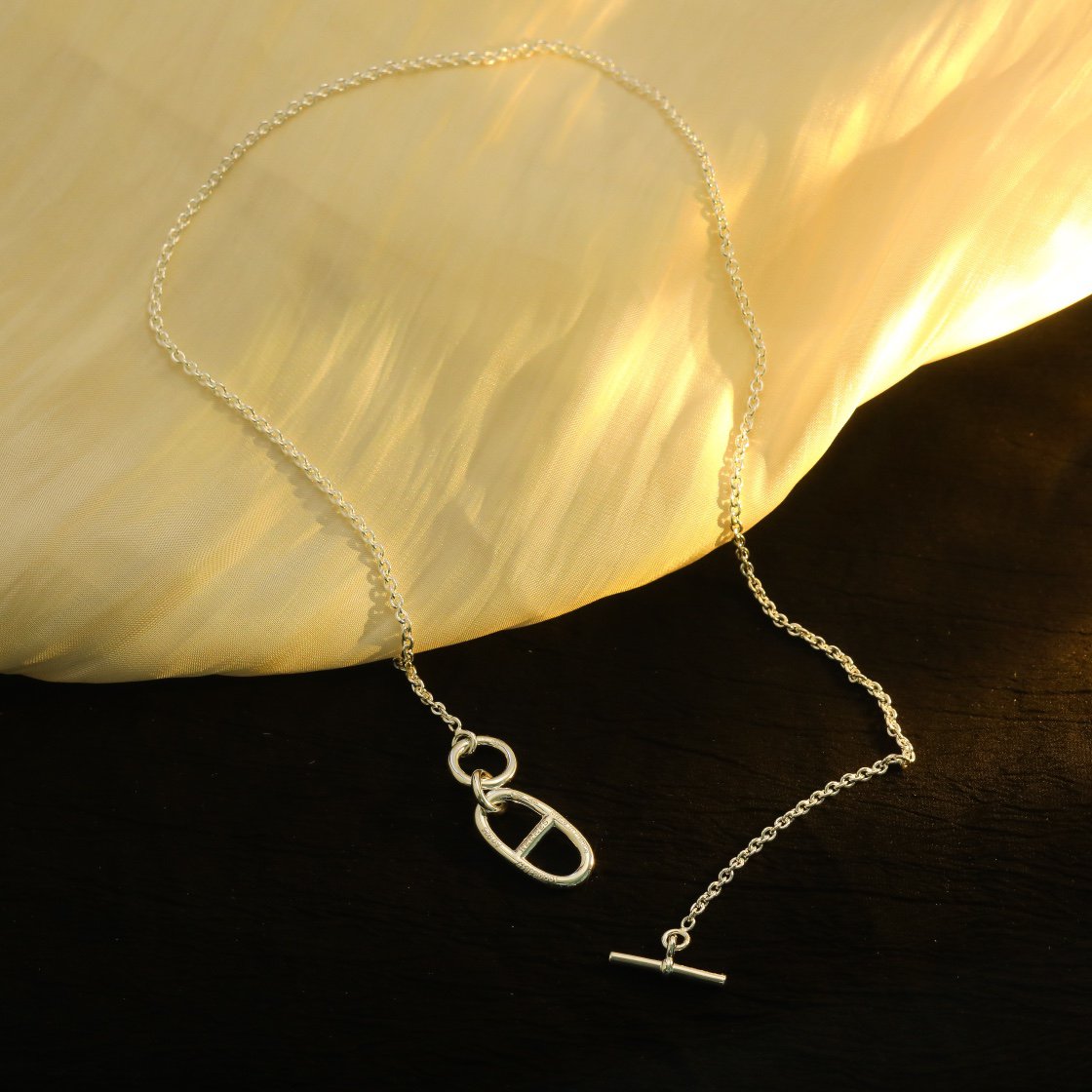 [Angela Jewellery]HM CHAINE D'ANCRE PENDANT NECKLACE STERLING SILVER