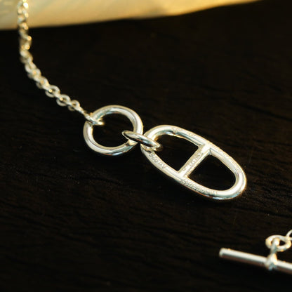 [Angela Jewellery]HM CHAINE D'ANCRE PENDANT NECKLACE STERLING SILVER