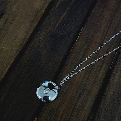 [Angela Jewellery]AMULETTE SILVER FULL DIAMOND NECKLACE