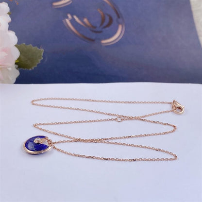 [Angela Jewellery]AMULETTE ROSE GOLD AGATE NECKLACE