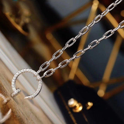 [Angela Jewellery]JUSTE NECKLACE DIAMONDS