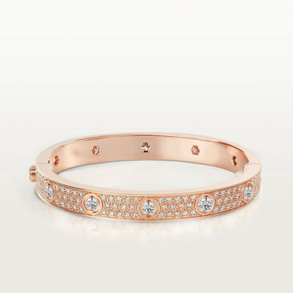 [Angela Jewellery]LOVE BRACELET 6.1MM DIAMOND-PAVED 10 BIG DIAMONDS