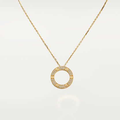 [Angela Jewellery]LOVE NECKLACE ADJUSTABLE ROSE GOLD