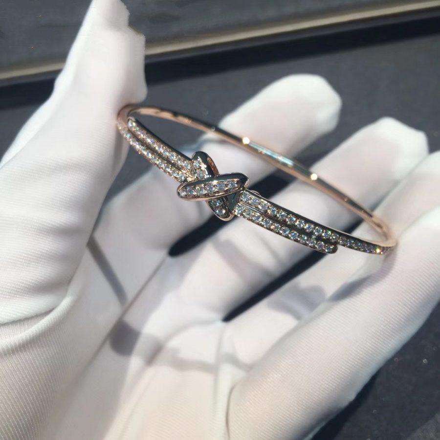 [Angela Jewellery]JEUX DE BRACELET DIAMONDS PINK GOLD