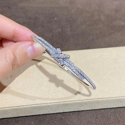 [Angela Jewellery]JEUX DE BRACELET DIAMONDS SILVER