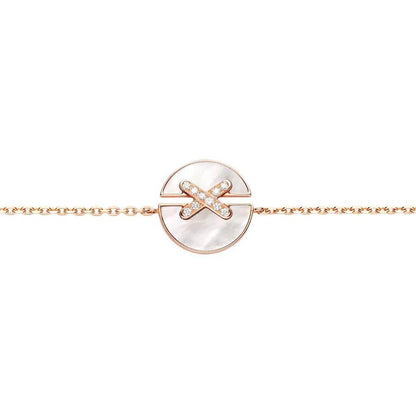 [Angela Jewellery]JEUX DE BRACELET MOP PINK GOLD DIAMONDS