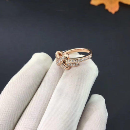 [Angela Jewellery]JEUX DE RING PINK GOLD DIAMOND
