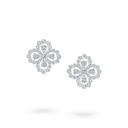 [Angela Jewellery]LOOP EARRINGS FULL MOTIF DIAMOND 16MM