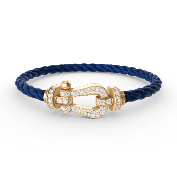 [Angela Jewellery]FORCE LARGE HORSESHOE FULL DIAMOND BRACELET GOLD