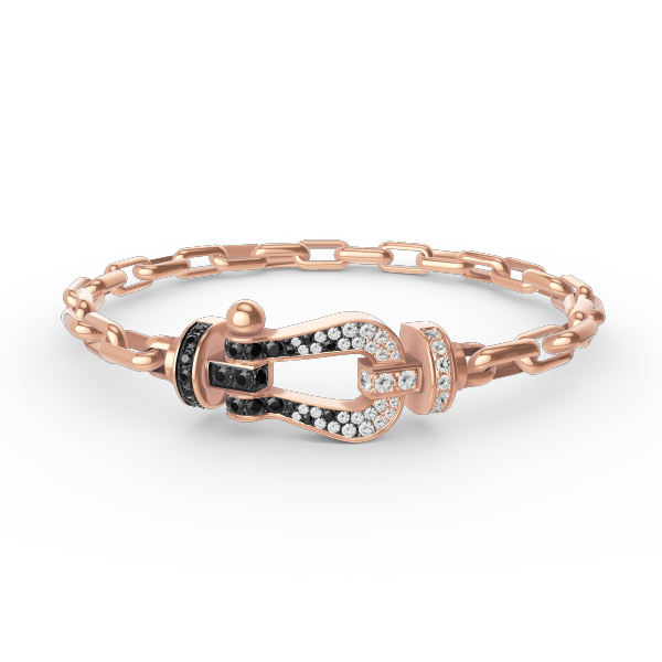 [Angela Jewellery]FORCE LARGE HORSESHOE CLASP  METAL BRACELET