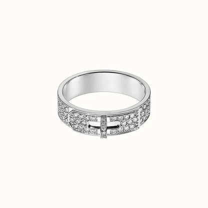 [Angela Jewellery]KELLY SILVER DIAMOND RING