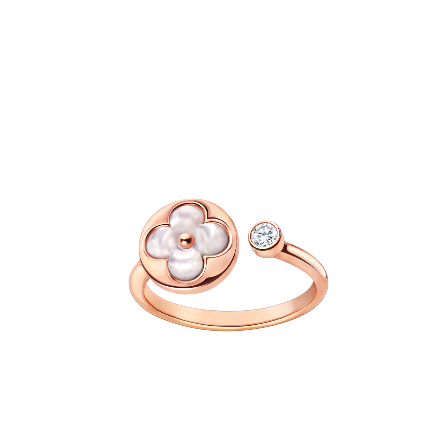 [Angela Jewellery]SUN 1 DIAMOND PINK MOP RING