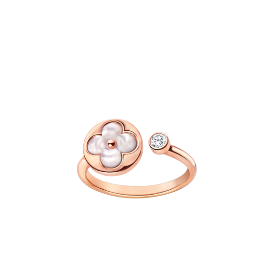 [Angela Jewellery]SUN 1 DIAMOND PINK MOP RING