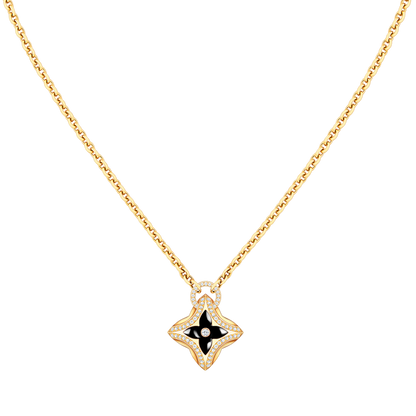 [Angela Jewellery]STAR PEDANT PINK GOLD DIAMOND NECKLACE