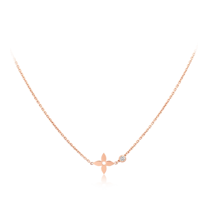 [Angela Jewellery]BLOSSOM PENDANT PINK GOLD AND DIAMOND