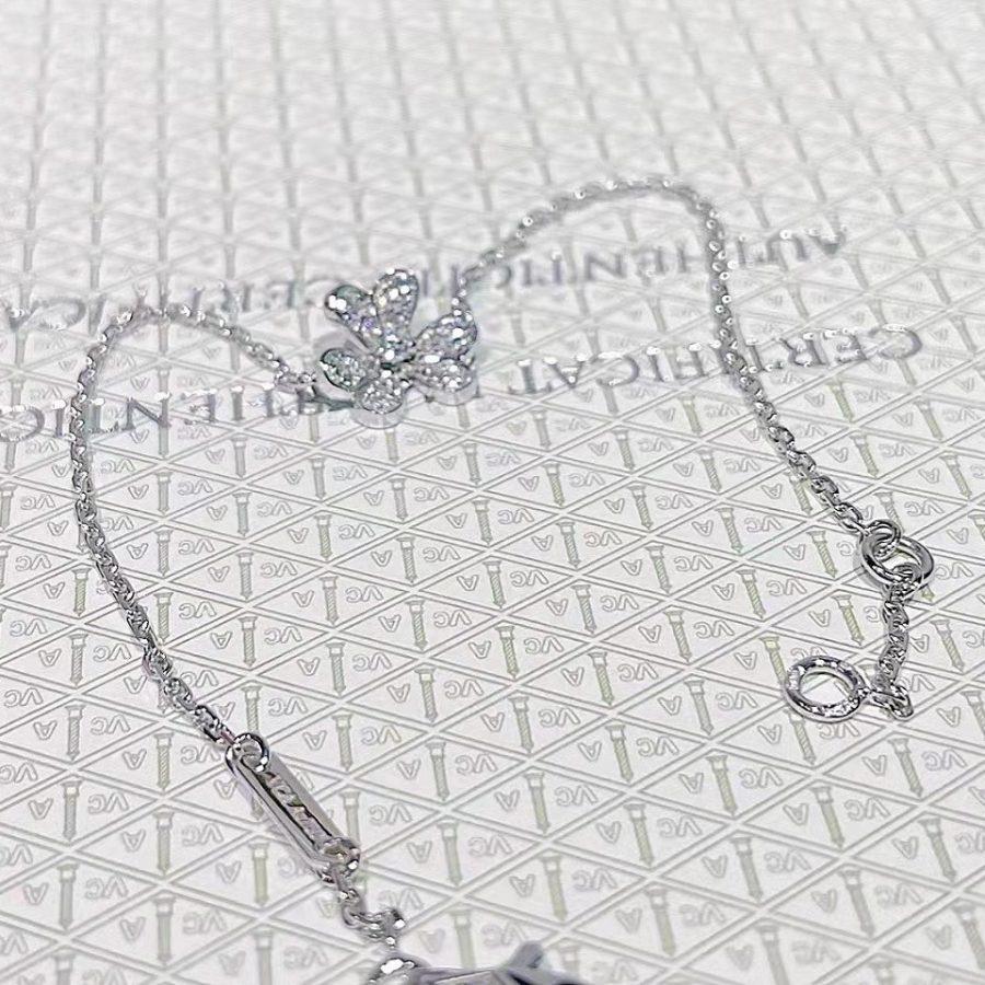 [Angela Jewellery]FRIVOLE SILVER FLOWER DIAMOND BRACELET