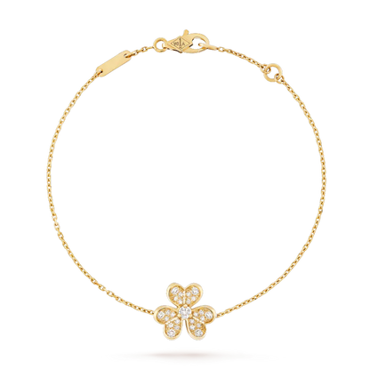 [Angela Jewellery]FRIVOLE GOLD FLOWER DIAMOND BRACELET