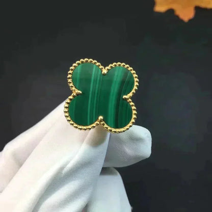[Angela Jewellery]CLOVER MALACHITE RING