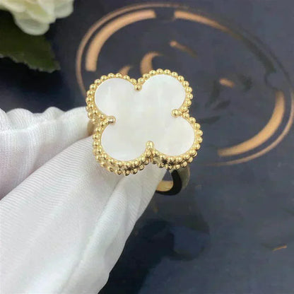 [Angela Jewellery]CLOVER WHITE MOP RING
