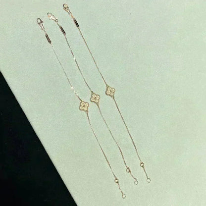 [Angela Jewellery]CLOVER SINGLE FLOWER BRACELET