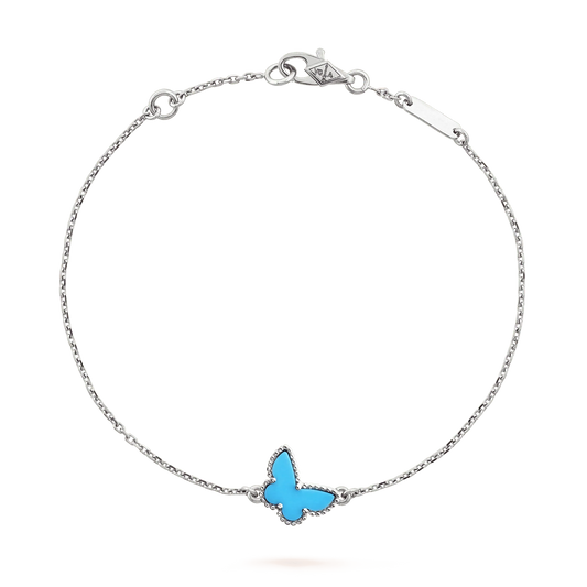 [Angela Jewellery]BUTTERFLY TURQUOISE BUTTERFLY BRACELET SILVER