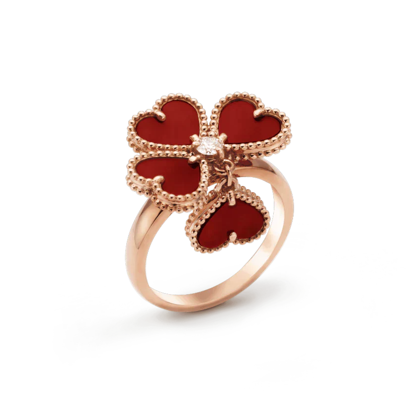 [Angela Jewellery]SWEET CLOVER CARNELIAN RING