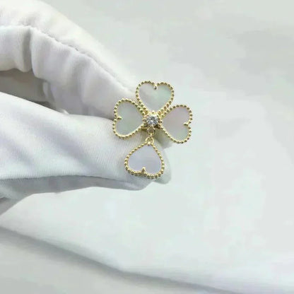 [Angela Jewellery]SWEET CLOVER WHITE MOP RING