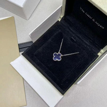 [Angela Jewellery]CLOVER 15MM PIETERSITE NECKLACE SILVER