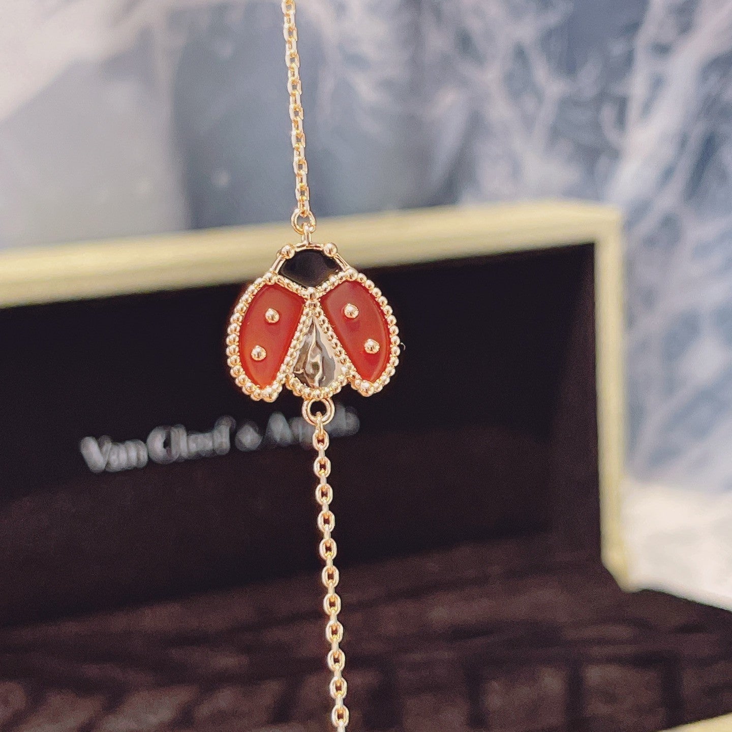 [Angela Jewellery]LUCKY SPRING 1 MOTIF PINK GOLD BRACELET