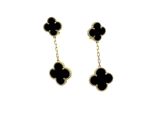 [Angela Jewellery]CLOVER 2 MOTIFS  EARRINGS (MULTIPLE CHOICESC
