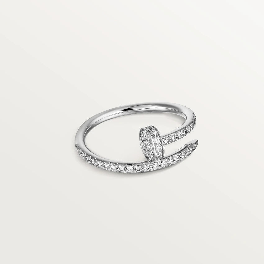 [Angela Jewellery]JUSTE RING 1.8MM SILVER DIAMONDS